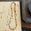 Handmade 6mm Golden Silk Jade Double Loop Bracelet, Retro New Chinese Ethnic Style Unisex Jewelry, Travel Souvenir