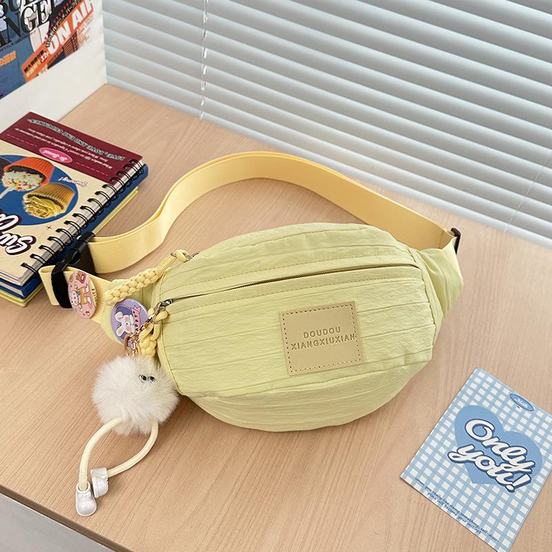Trendy brand breast bag women's outdoor sports cycling fanny pack light travel small satchel women's leisure student shoulder messenger bag