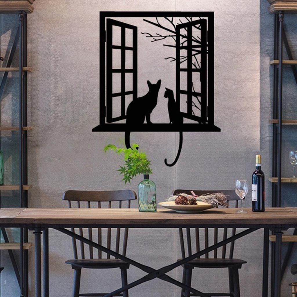 Carbon Steel Die Cut Window Cats Cutting Dies Templates Scrapbooking Embossing Tool for Card Making Paper Art Craft