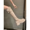 Anti-slip Two-piece Snow Boots, Long Boots, Thick-soled Boots, Women's Shoes