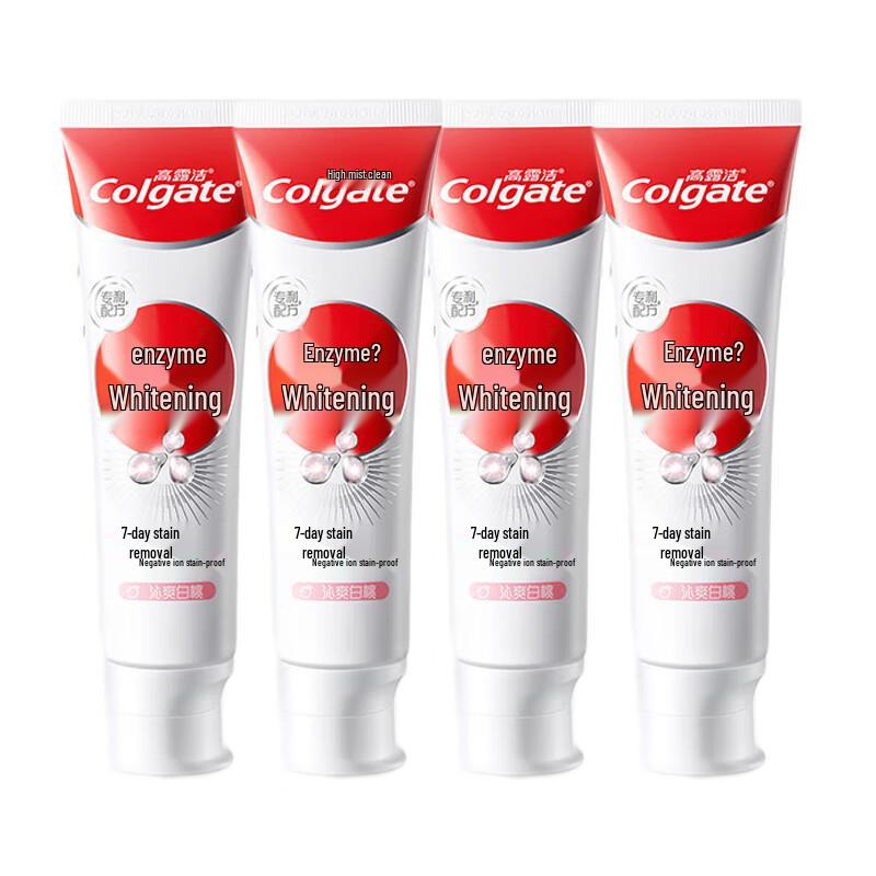 Colgate Enzyme Whitening Toothpaste with White Peach (4x120g)