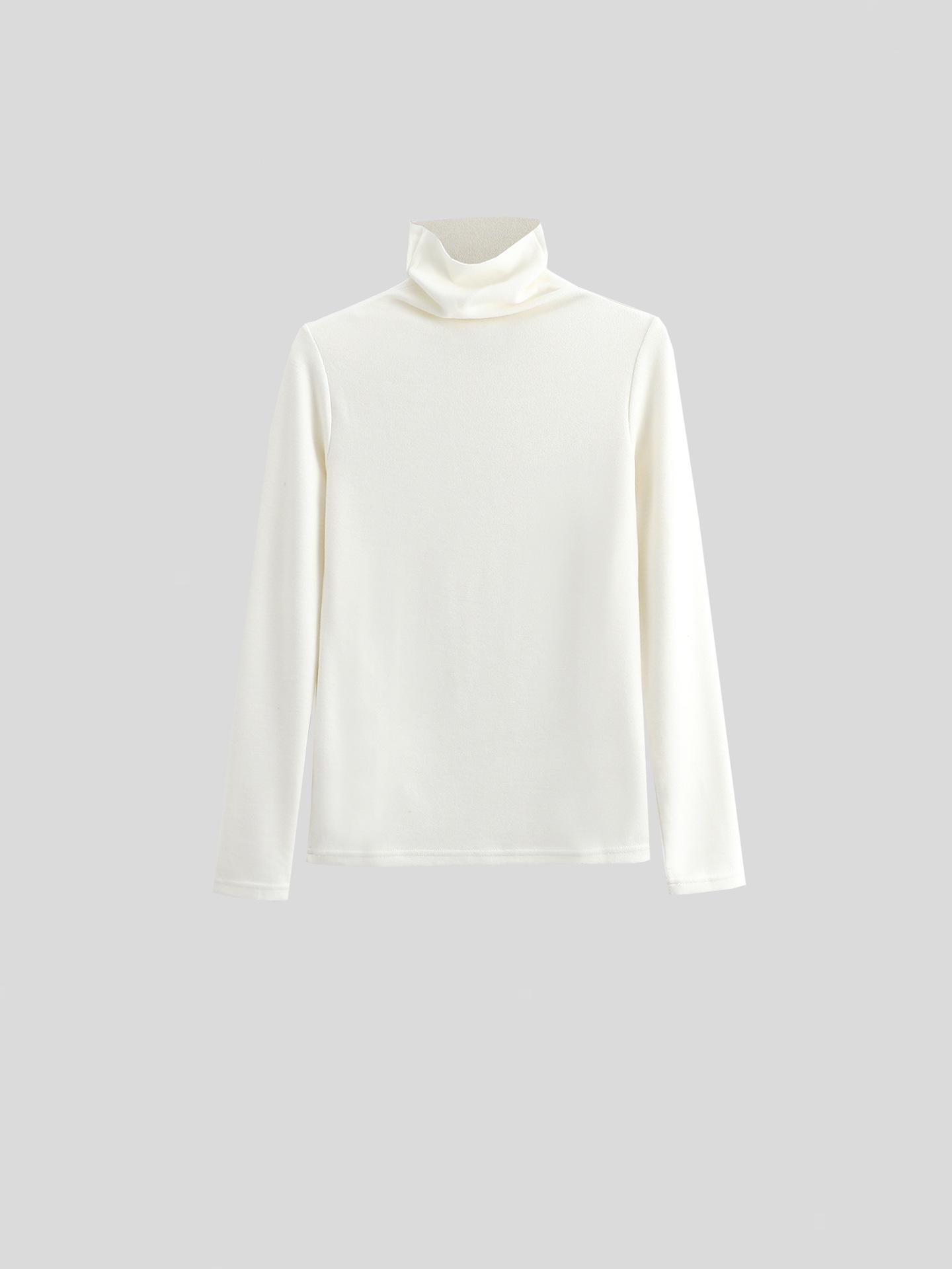 

Women s High Collar Wool Pullover Sweater - Slim Fit, Warm for Autumn and Winter L 60-68kg