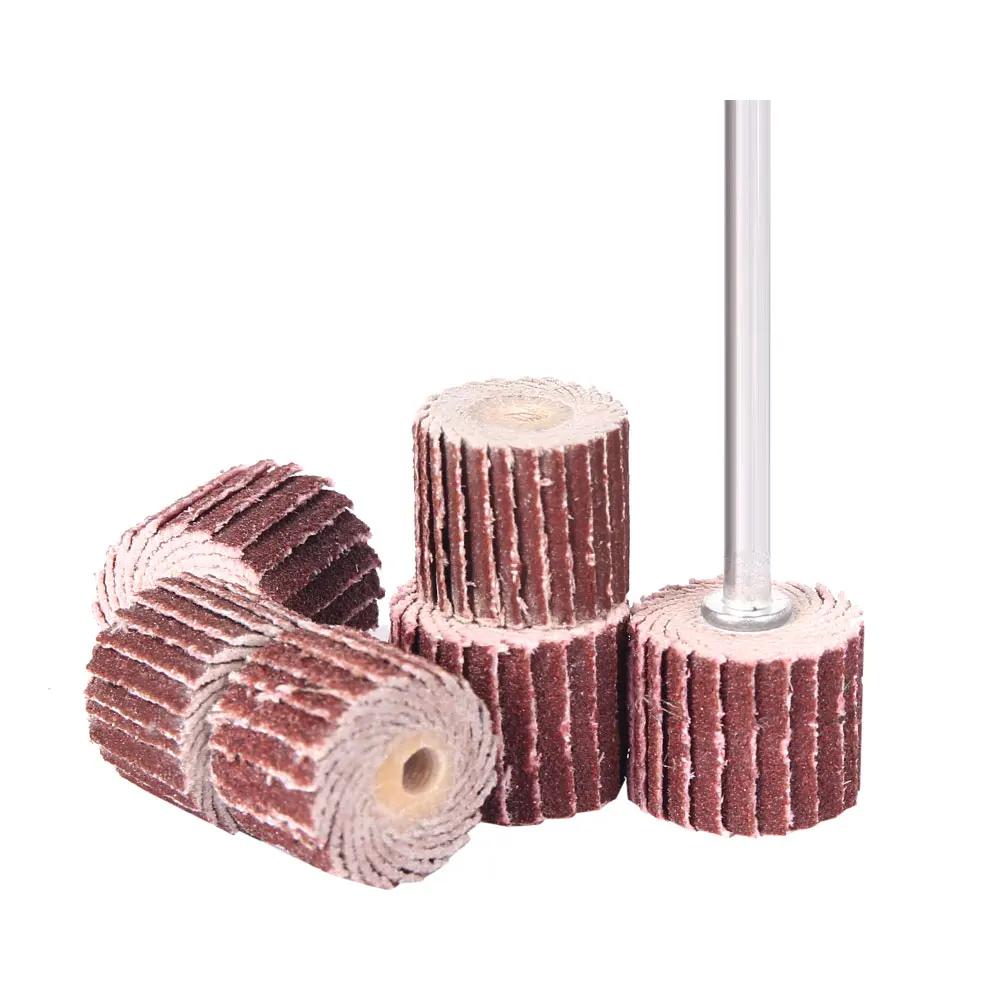 50Pcs Sanding Drum Kit 80/120/240/320/600 Grit Sanding Flap Wheel Polishing Grinding Sandpaper for Dremel Rotary Abrasive Tools