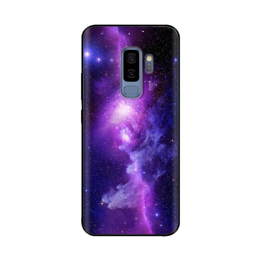 For Samsung Galaxy S9 Case Mobile Phone TPU Silicone Protective Cover for Samsung S9 Plus S9+ S 9 Back Cover Paintted Bumper