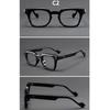Women's glasses, men's and women's fashion square large-frame glasses