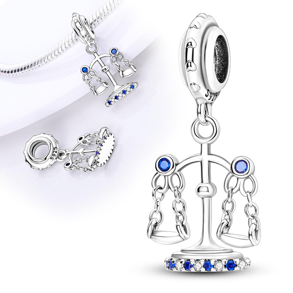 

Original Charms Copper Marine Elements Blue Libra Pendants Fit Charms Plata Bracelets For Women Women Jewelry Making Diy