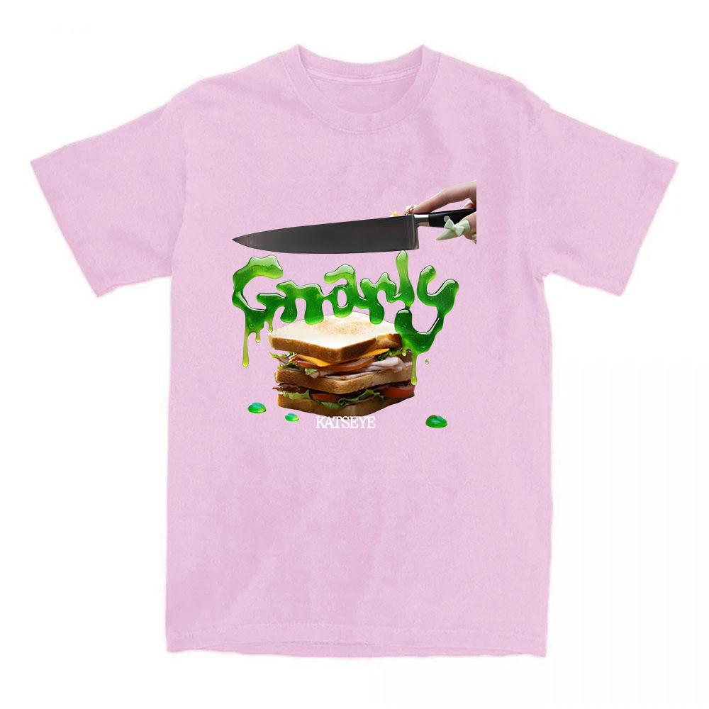 Katseye Gnarly Tee Short Sleeve Cotton Summer T-shirt for Female Casual Korean Girls' Band Tshirts Fashion Women Shirts