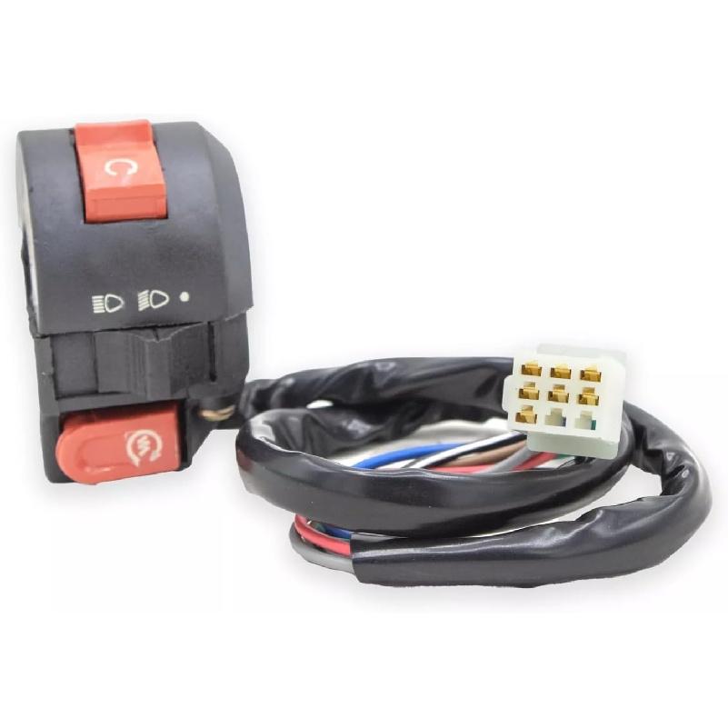 

Tools Repair Parts 7 Wire for Starter Kill Switch for ATV for Quad 4 Wheeler Easy to Install