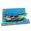 Seahorse Pneumatic Aquarium Decoration: Oxygenating Deep Sea Shipwreck Toy
