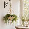 Whimsical Fairy Flower Pot Resin Girl Hanging Plant Basket Flower Container  Cafe Decorations
