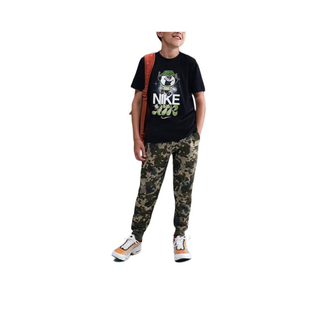 

Nike Повседневный пуловер с круглым вырезом, футболка с коротким рукавом, детские топы HV5209-010 S