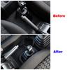 For Suzuki Jimny 2019-2024 AT MT Stowing Tidying Car Gear Shift Panel Storage Box Organizer Tray Cup Holder Wtih Anti Slip Mat