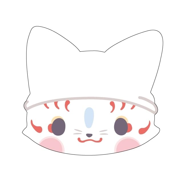 Wanpaku! Touken Ranbu ~Plushies~ Scratch Card 2nd Edition C Prize Plush Face Pouch Konnosuke In-Office