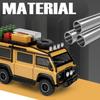 1:32 Land Rover Defender Range Rover Car Model Toy Shock Absorption Pull Back Off-road Vehicle Sound Light Gifts for Kids