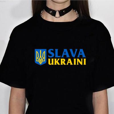 Oekraïne T-shirts Dames Stripfiguur Grappige Ontwerper T-shirts Meisje Harajuku Grafisch Manga Kleding
