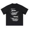 T-shirt Boxy Grafica Bocca Zanna Sorridente, oversize, grafica, t-shirt, streetwear,