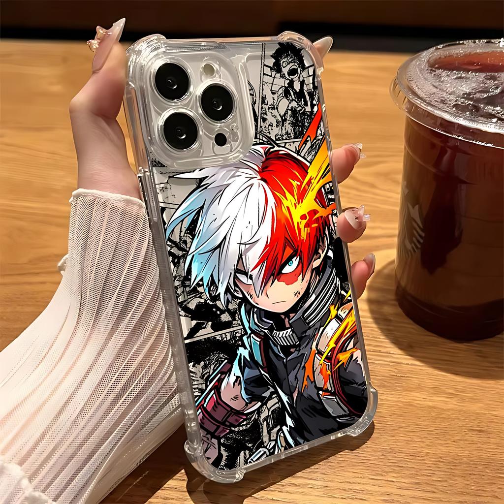 My Hero Cool A-Academias Phone Case For Samsung Galaxy S25 S24 S23 S22 S21 S20 Note20 Edge FE Ultra Plus 4G 5G Clear TPU Cover