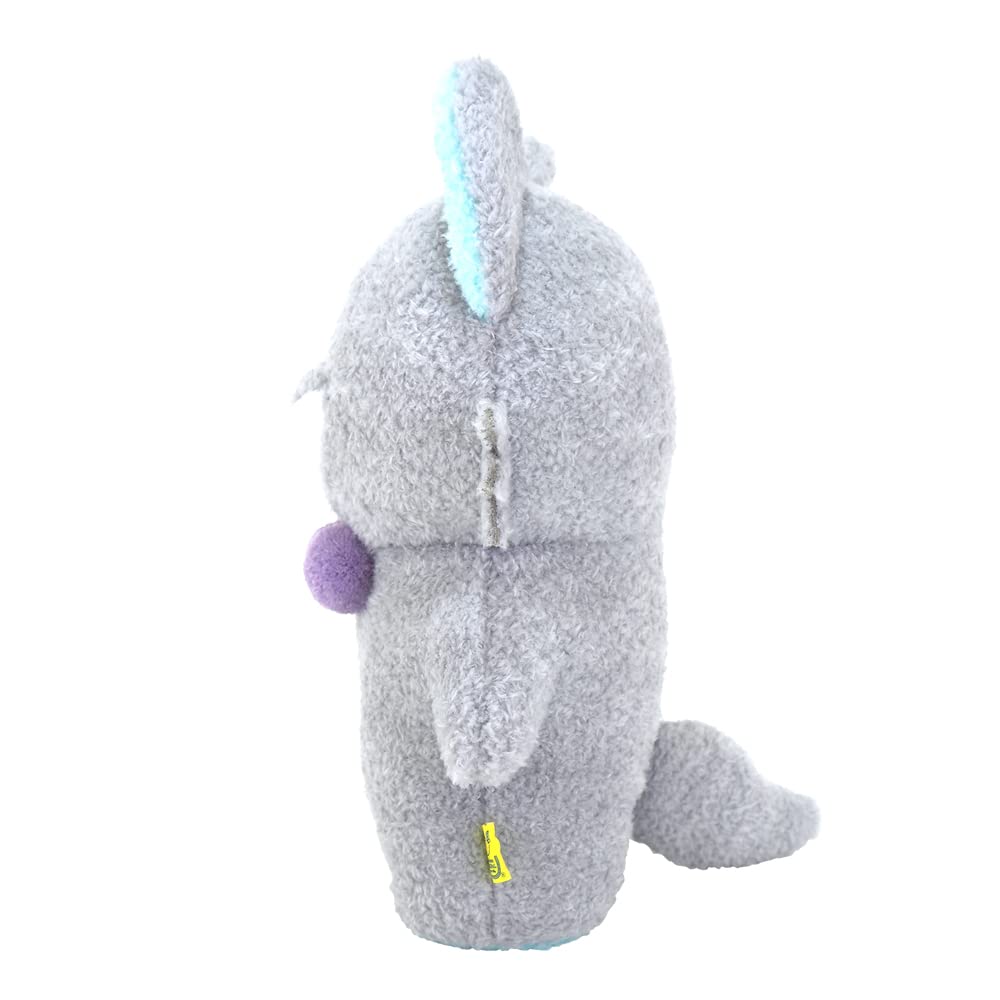 SunLemon Fluffig Watton Varg Gosedjur, Grå, Mellanstor, 22 x 28 x 21 cm, Djur, P-8152