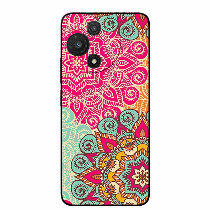 For TCL 60R 5G Case T519H Fashion Protective Silicone Back Cover Cases For TCL 60 R Animal Black Phone Funda TCL 60R T519H Coque