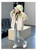 Girls' 2025 Autumn Casual Branded Windbreaker Jacket