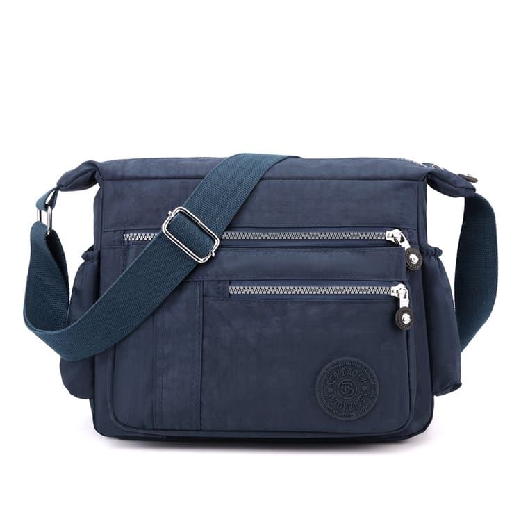 New middle-aged casual women's bag solid color nylon bag mother bag large capacity fashion shoulder messenger bag
