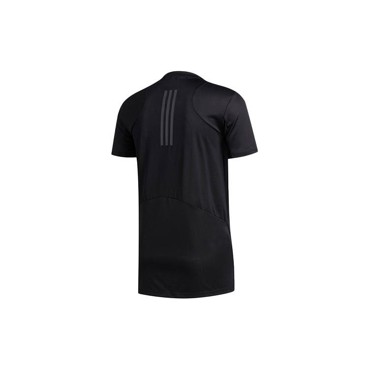 adidas Drop Shoulder Sleeve T Shirt Men's Black GL7305