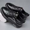 Neue Herrenschuhe Sneaker Hohe Qualität Low Top Leder Freizeitschuhe Nähstil Flats Weiße Farbe Sportlich Atmungsaktiv Rutschfest Schuhe