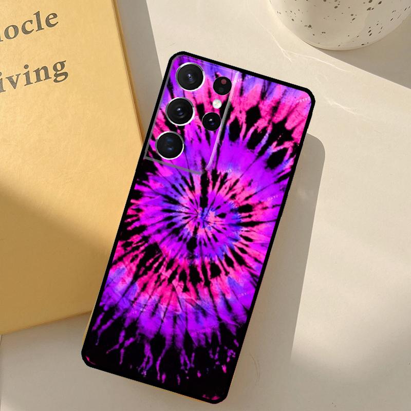 Rainbow Spiral Tie Dye Phone Case For Samsung Galaxy S25 Ultra S20 S21 S22 S23 S24 Plus S9 S10 S25 FE Cover Shell
