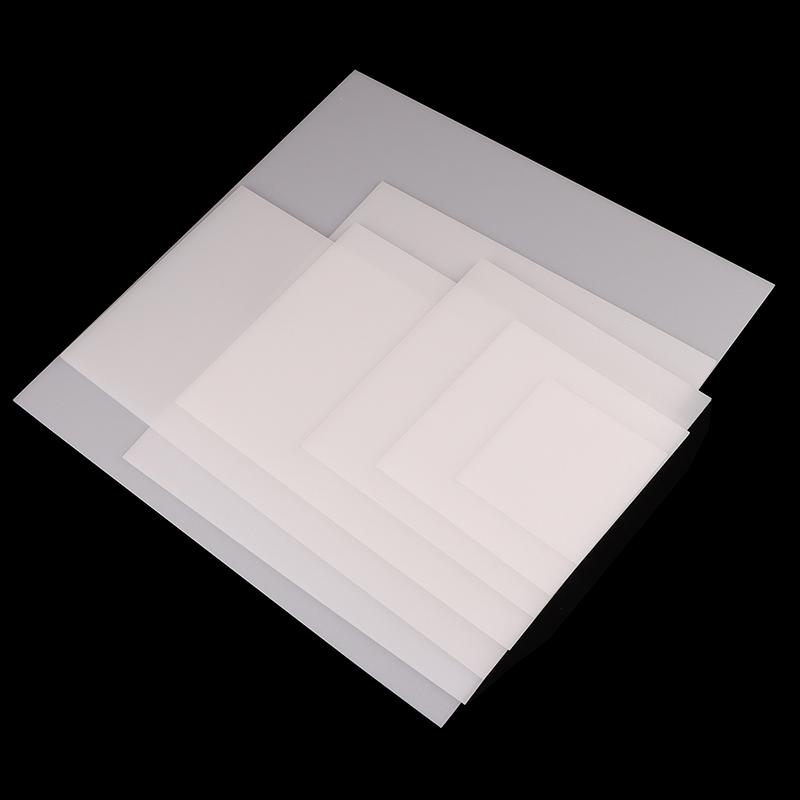 1Pc Ps Hard Plastic Diffuser Sheet Thickness Plastic Led Light Milky Translucent Blanks Plate 1Mm 1.5Mm 2Mm 3Mm Diy Crafts
