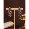 Vintage Studded Candy Earrings With A Temperament Versatile Personality Adorned Colorful Zircon