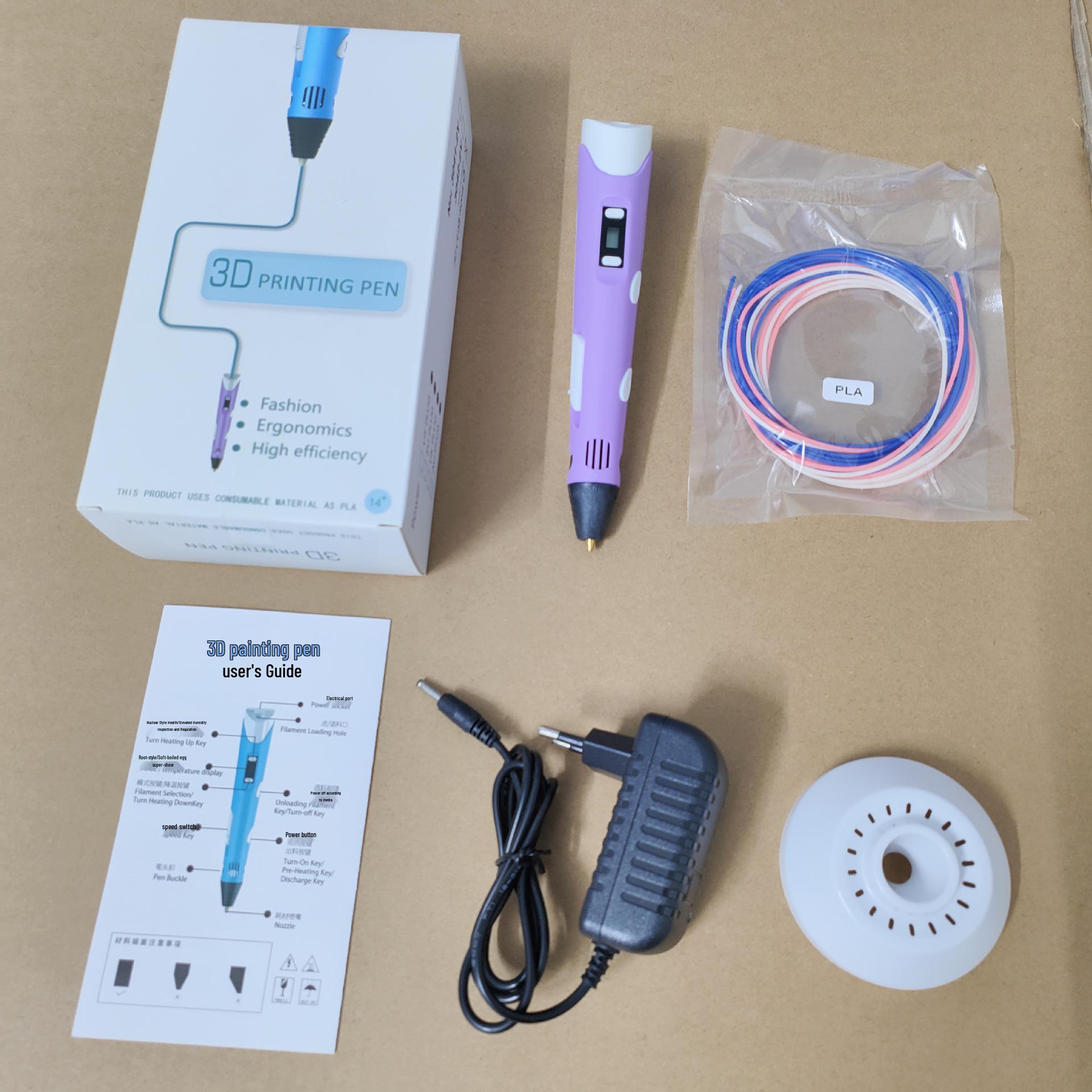 

3D ручка для детей: Сделай сам кисть, Развивающая игрушка, Инструмент для граффити высокой температуры