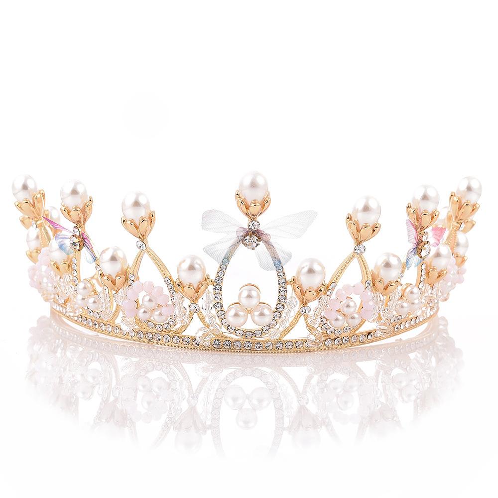 

Свадебное платье в европейском стиле в стиле барокко, свадебное платье с короной-бабочкой, вечернее платье, аксессуары для свадебного платья, свадебные украшения