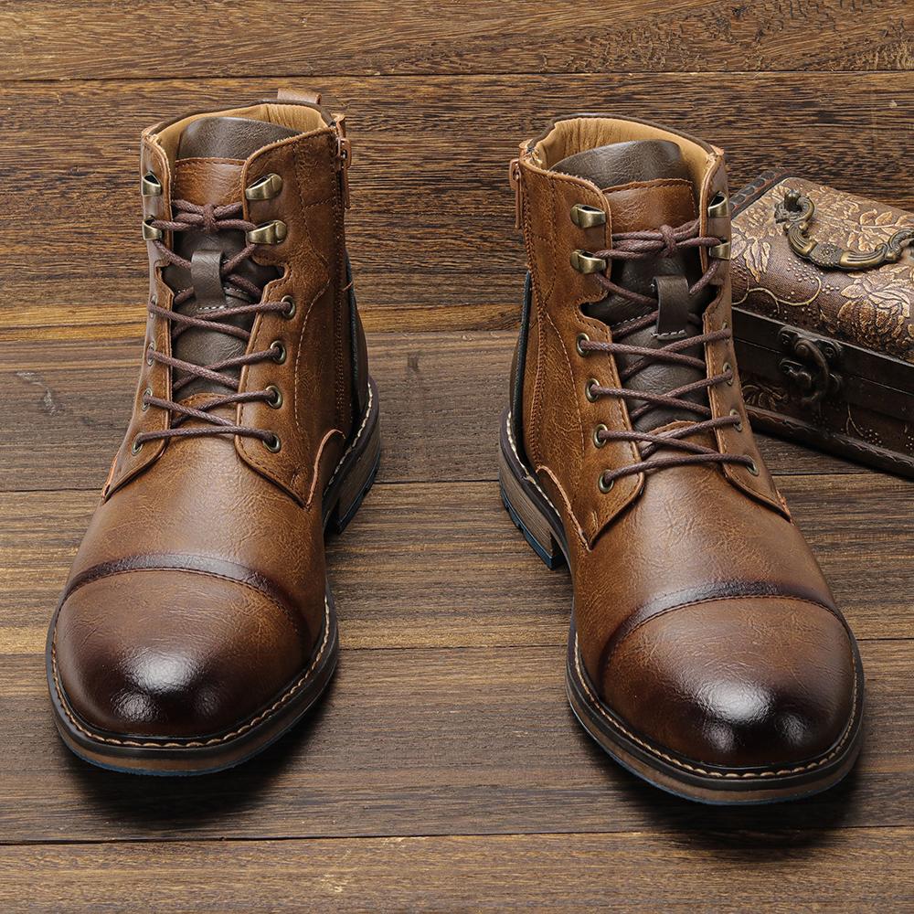 Size 7-13  Fashion Comfortable Brand Leather  Men Boots  #AL606