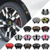 4Pc 54mm 52mm Car Wheel Center Cap Hub Covers Badge Stickers For Mini Cooper One JCW F54 F56 F60 R55 R56 R58 R60 R61 Accessories