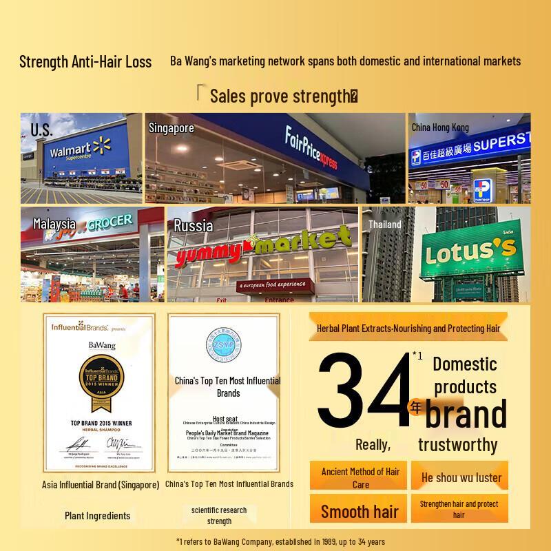 Bawang Shouwu Anti-Hair Loss Shampoo 500ml