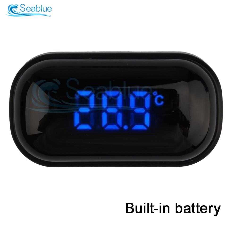 Aquarium Thermometer Digital LED Fish Tank Thermometer with Touch Screen High Precision Sensor for Glass Containers Aquariums