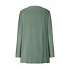 Women's Fashionable Oversized Pocket Cardigan Color Long Sleeve Jacket