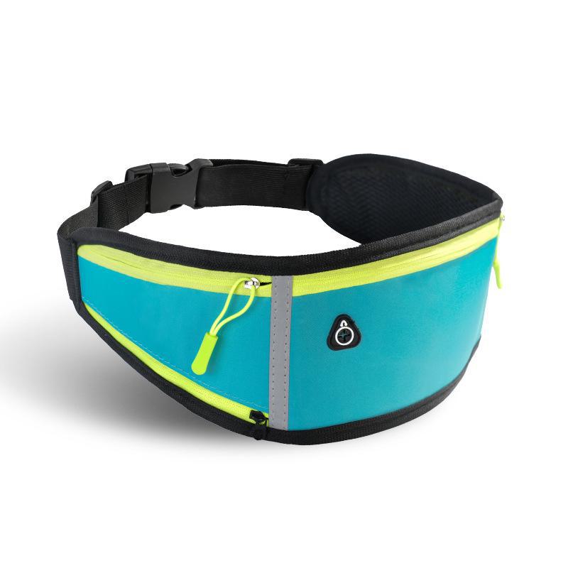 

GOUNOD водонепроницаемая многофункциональная спортивная поясная сумка для бега и езды на велосипеде с держателем для телефона и бутылки с водой without LOGO озеро синий