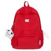 New Niche Primary School Students Boys and Girls Universal Large-capacity Lightweight Simple Korean Version Solid Color Large-capacity Schoolbag