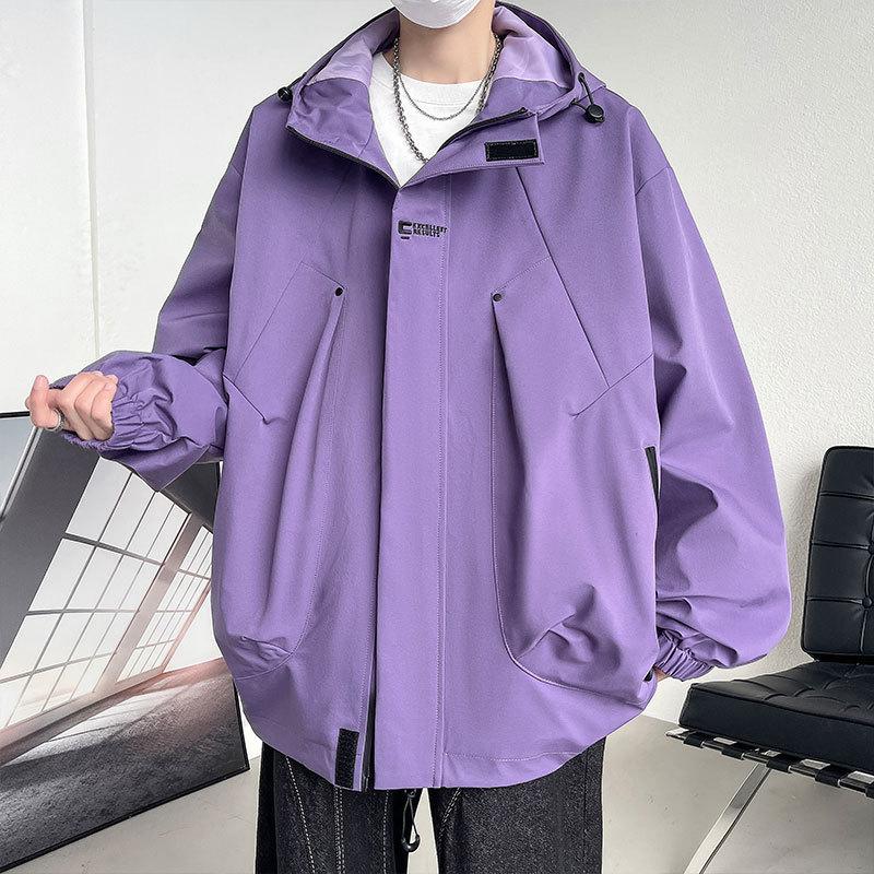 3-In-1 Outdoor Jacket Men's Removable Hooded Tooling Jacket Japanese Mountaineering Jacket