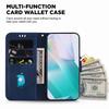 For Oppo Reno12 5G (Global) Case Cute Tiger Imprint Leather Wallet Phone Cover