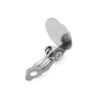 10 teile/los Blank Edelstahl Einstellung Basis Glas Cabochons Ohrringe Clips Liefert Für DIY Schmuck Machen Zubehör