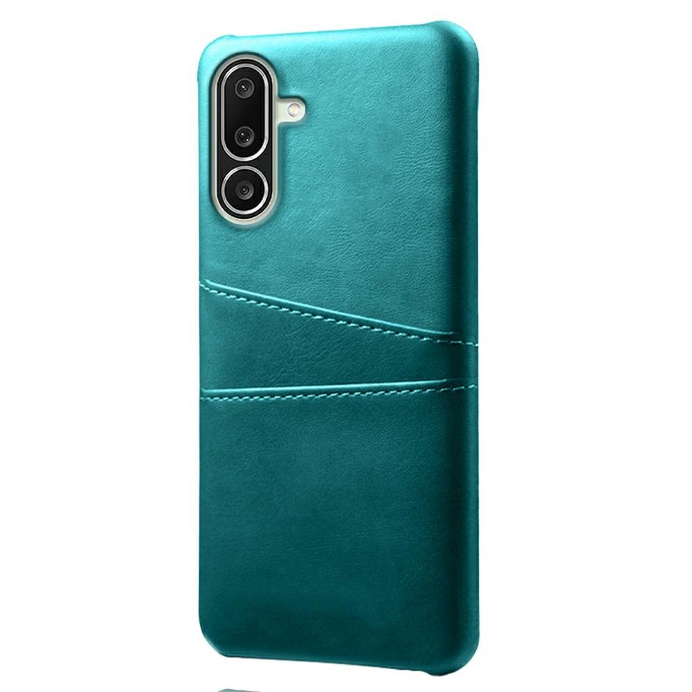 For Samsung Galaxy M56 5G Case Dual Card Slots PU Leather + Hard PC Phone Cover