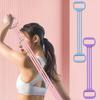 Adjustable Figure 8 Resistance Band Arm Shoulder Stretch Strength Training Fitness Elastic Strap 6-Tube Men Women Anti-slip Tension Rope