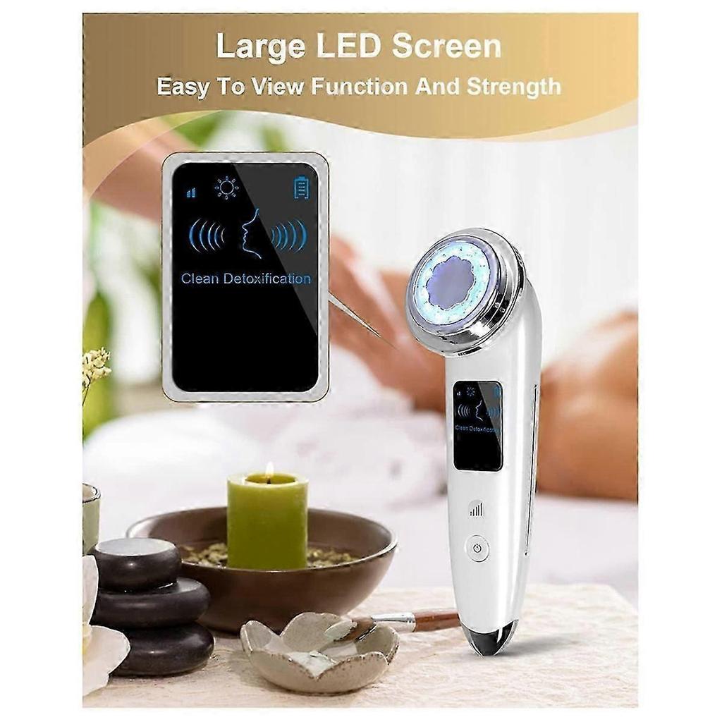 Face Massager Electric Face Lift 4 In 1 Massager Anti-aging Firming (white)