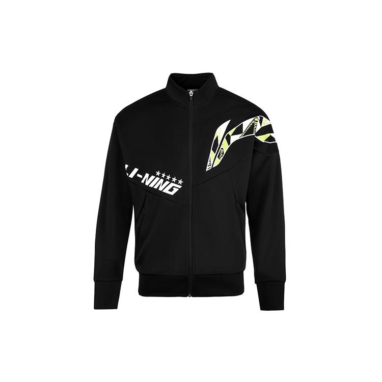 Li-Ning Training Series Logo Printing Jacket Black White Men s AWDS363-1 XL