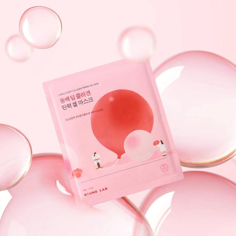 OUND LAB Camellia Deep Collagen Firming Gel Mask Sheet (4 Sheets)