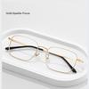 Anti-blue Light Glasses Square Metal Eyewear Women Man Daily Commute Eyeglasses Blue Light Blocking Man Lady Computer Eyeglas