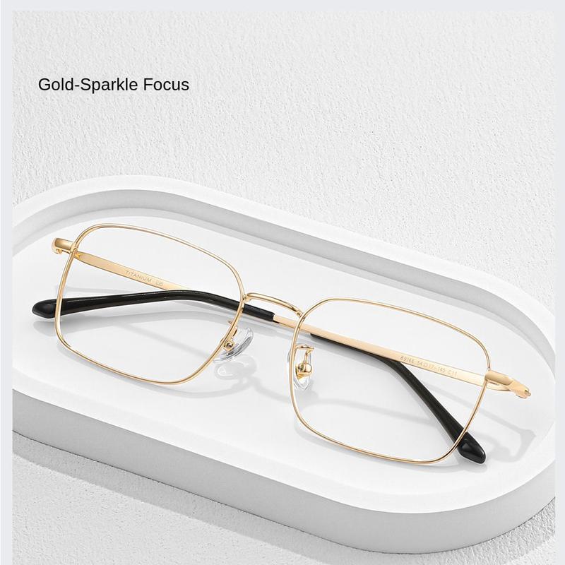 Anti-blue Light Glasses Square Metal Eyewear Women Man Daily Commute Eyeglasses Blue Light Blocking Man Lady Computer Eyeglas