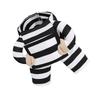Comfortable Prisoner Costume Funny Striped Outfit Party Wear for Small Dog Cats Theme Party and Holiday Dressingup